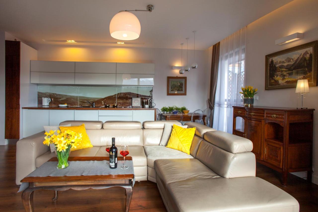 Apartament Panorama Gor - Centrum Miasta Z Widokiem Na Szrenice ชกลาร์สกา ปอเรมบา ภายนอก รูปภาพ