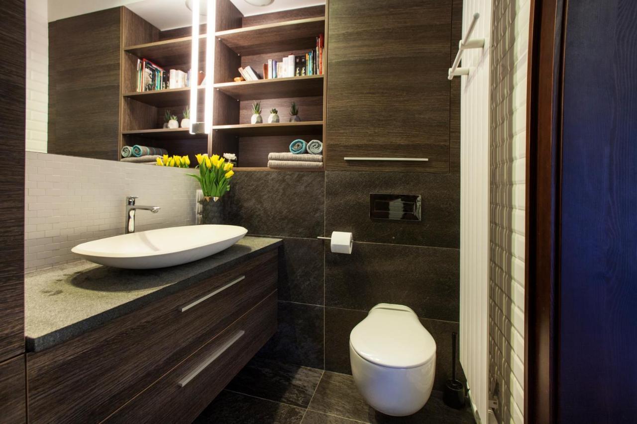 Apartament Panorama Gor - Centrum Miasta Z Widokiem Na Szrenice ชกลาร์สกา ปอเรมบา ภายนอก รูปภาพ