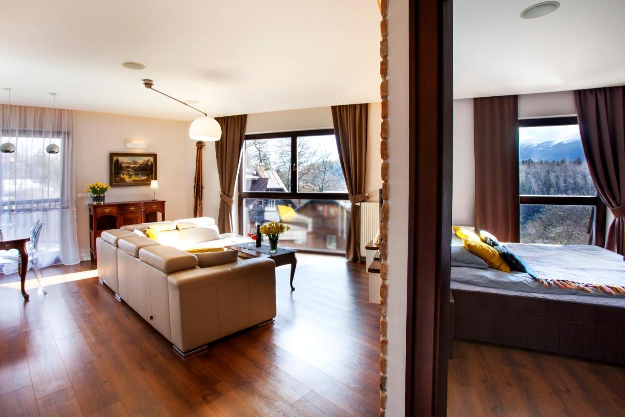 Apartament Panorama Gor - Centrum Miasta Z Widokiem Na Szrenice ชกลาร์สกา ปอเรมบา ภายนอก รูปภาพ